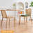 19.29" Green Solid back side Chair(Set of 2)