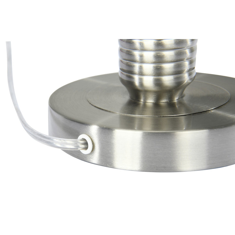 Mettler Metal Table Lamp, Smooth Nickel