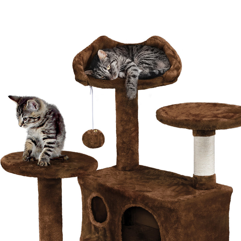 139cm  Cat Tree, Brown
