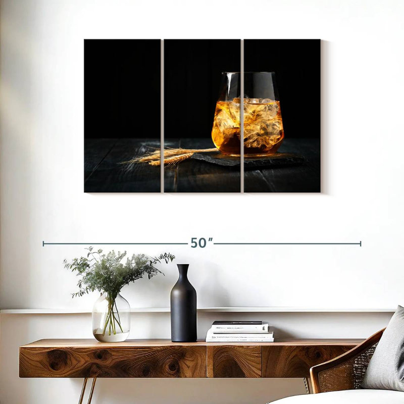 Yarlin Iced Bourbon, 24" H x 38" W