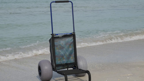 mybeachcart.com® My Beach Cart The Original Patented Folding Beach Cart  with Balloon Wheels by mybeachcart.com & Reviews