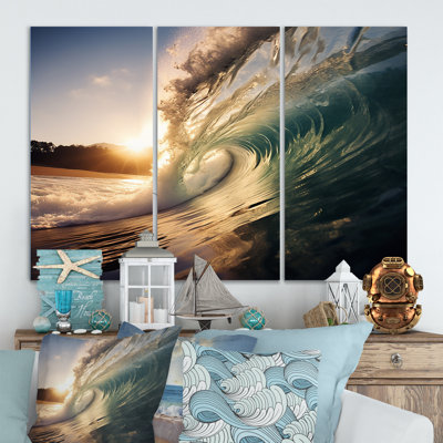 Ratliff - Coastal Waves, ensemble de reproductions d'art mural