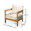 Fauteuil club d'extérieur Porto