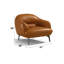 Chaise en cuir Leonia