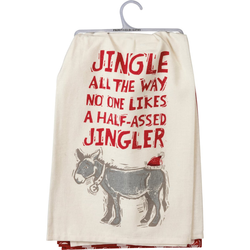 Ensemble de torchons de cuisine Jingle All The Way - 71 cm x 71 cm