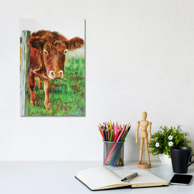 Cow 1 Piece Wrapped Canvas Painting