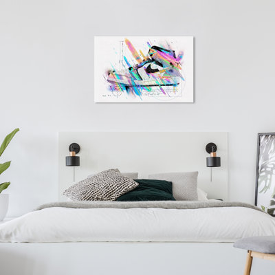 Tarique artistique Sneaker Holo sur toile