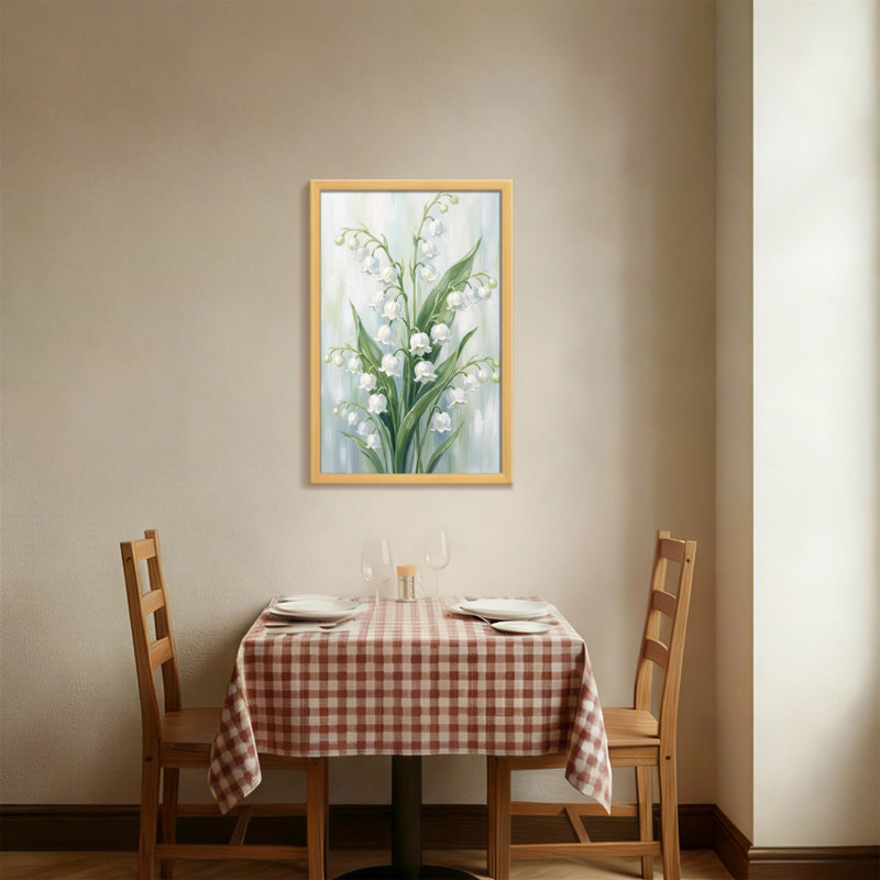 Plantes et fleurs, muguet à motif floral