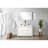 48" X 20.27" White Bath Vanity With Quartz Countertop, Metal Faucet And 43 In. Mirror - Scratch Stain Protected Surface 20" Top, Included Stain-