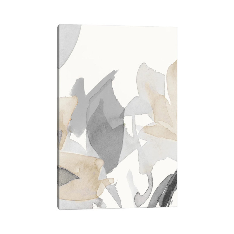 Muted Delicate Floral II 1 Piece Wall Art on Canvas, 152.4 cm H x101.6 cm W x 3.175 cm D, Does Not Apply