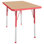 Rectangle T-Mold Adjustable Height Activity Table