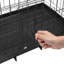 Warsaw Plastic Tray Iron Pet Cage with 2 Doors-1131161338