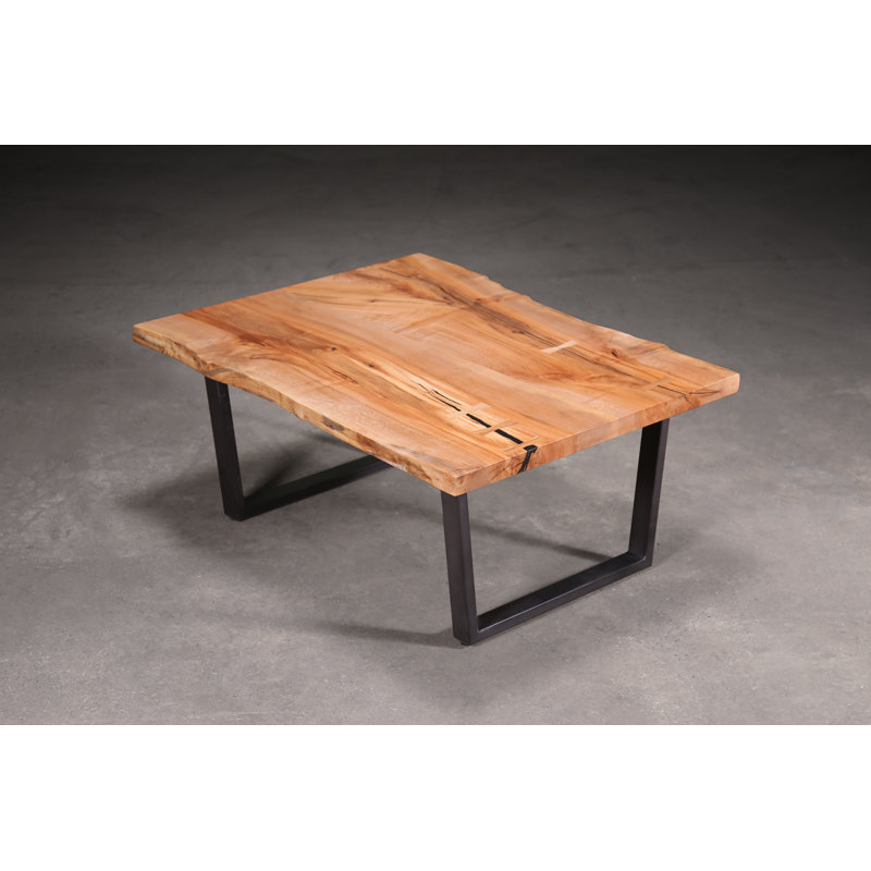 Solid Wood Coffee Table, Maple, 18" H x 48" L x 32" W