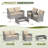Rosolino 4 - Person Outdoor Seating Group with Cushions-1255088576