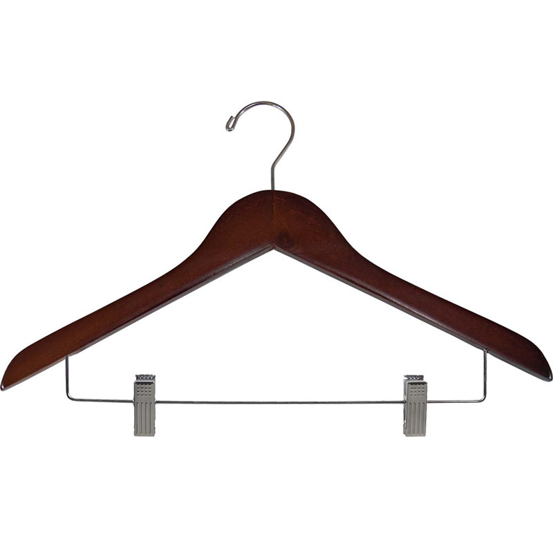 Cintre en bois 15 1/2 ", 25, Noyer