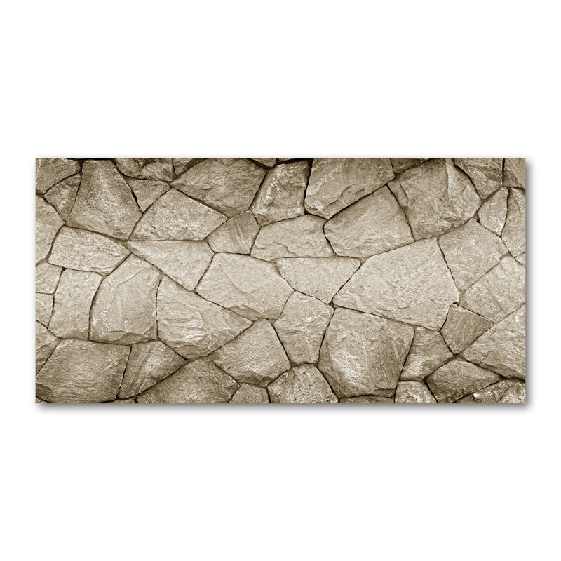 Stone Wall - No Frame Print on Canvas