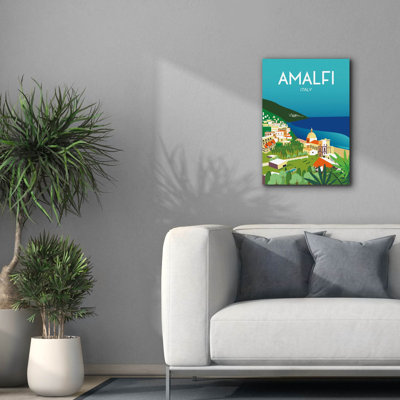 Art mural 18 "x 26" Amalfi "par Omar Escalante