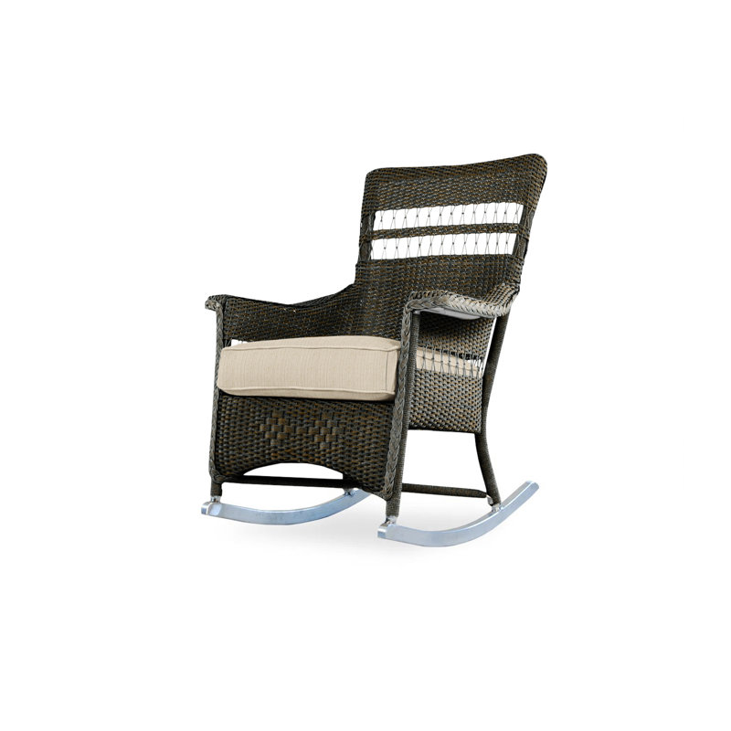 Nantucket Outdoor Rocker Chair, Sandberg Dove, Mink