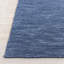 Tapis en laine / coton tissé à la main Batum en bleu / bleu marine-2045387225