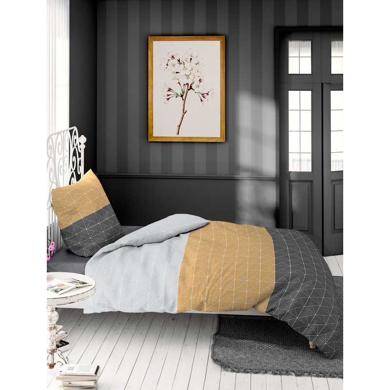 No Pattern Duvet Cover with Pillowcases Included