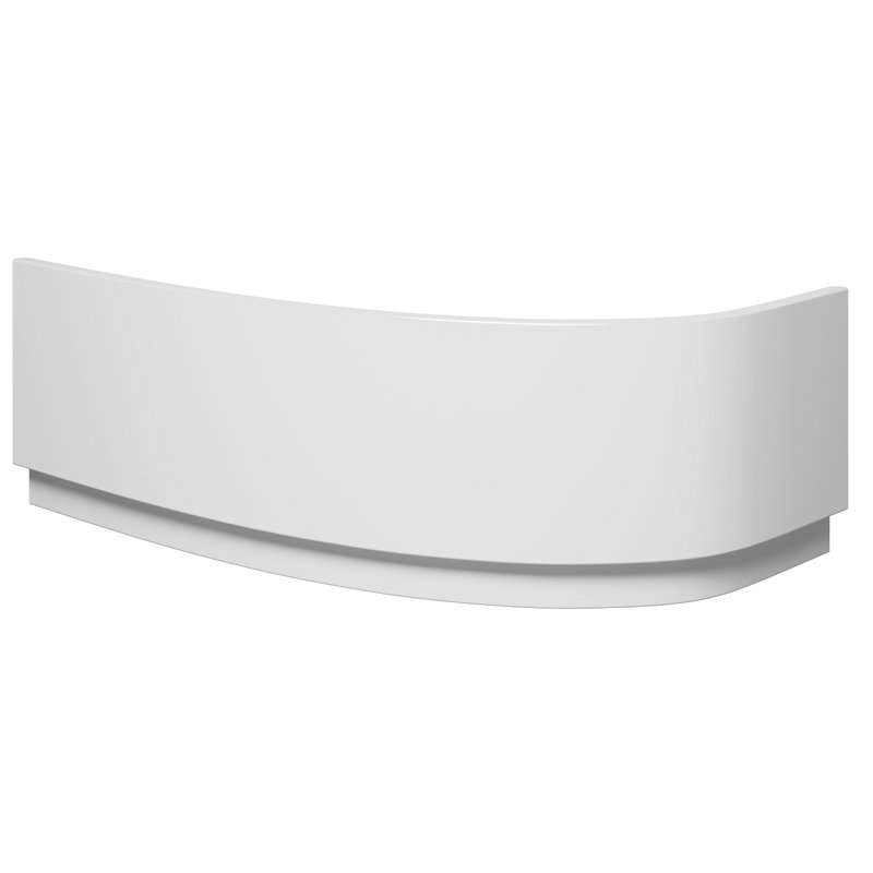 x Soaking Acrylic Bathtub, 56.5cm H x 160cm L x 105cm W