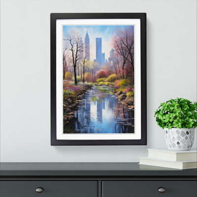 Central Park Realism Framed Print