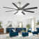 66 Inch Low Profile Abs Ceiling Fan With Dimmable Lights And Smart Remote Control 6 Speed Reversible Noiseless Dc Motor For Indoor