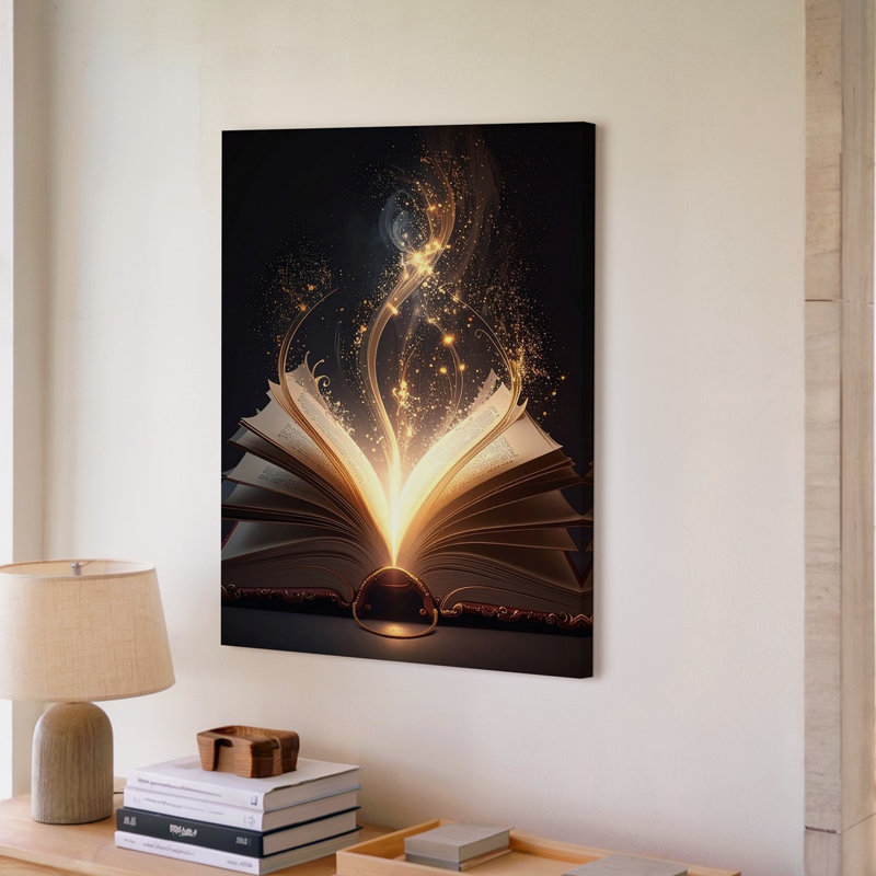 Wall Art Magic Book of Light, H 11 po x l 14 po