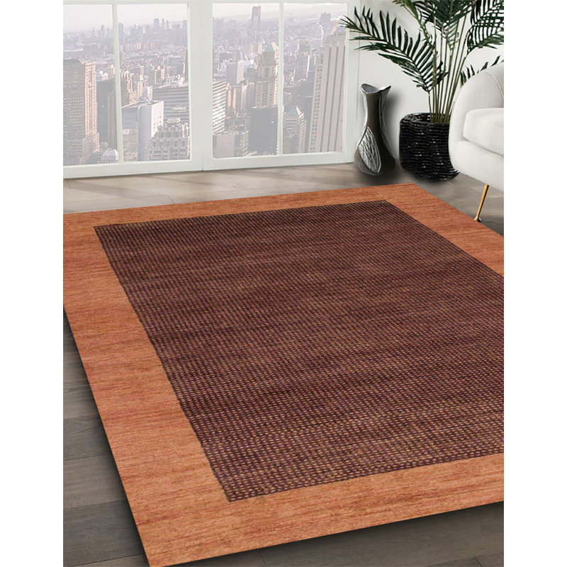 Tapis 100% abstrait 1534 lavable à la machine, Rond 3 pi