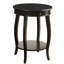 Table de bout noire à 1 tiroir-2095657521
