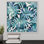 « palm leaves », peinture sur toile