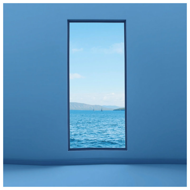 Ocean View Window Duvet Covers, Très grand lit