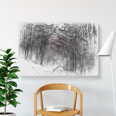Forest View Vol.3 Sketch - Wrapped Canvas