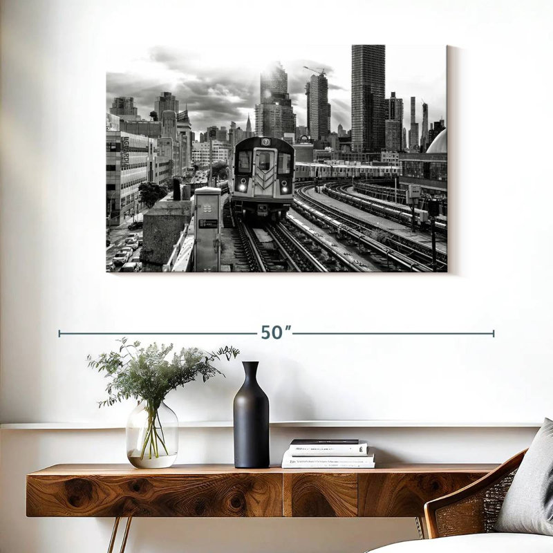 Mehar Line 7 Subway, 26" H x 39" W