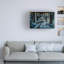 Art mural sur toile tendue - «Under Kitty Hawk Pier» de Rick Berk pour décoration de salon, de chambre à coucher ou de bureau - 16 x 24