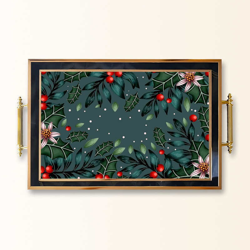 Élégant plateau en verre de 19,7 po x 11,4 po x 1,4 po | Fabrication 100% verre durable | Facile à nettoyer avec un chiffon humide | Idéal pour le service, la présentation décorative et l'organisation | Ajout élégant à la décoration intérieure