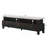 1Pc Modern Sleek Faux Marble Top TV Stand
