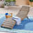 Baldesi 72.75" Long Acacia Single Chaise-1710944777