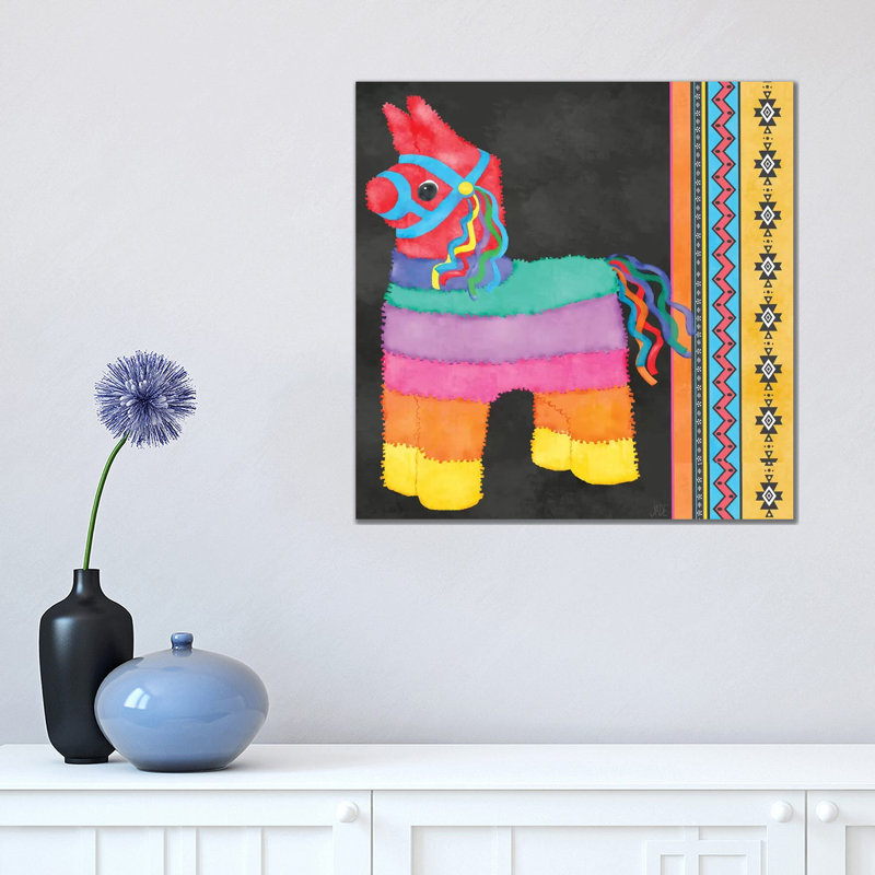 Piñata Party I 1 Piece Wrapped Canvas Wall Art, 45.72 cm H x 45.72 cm W x 3.175 cm D