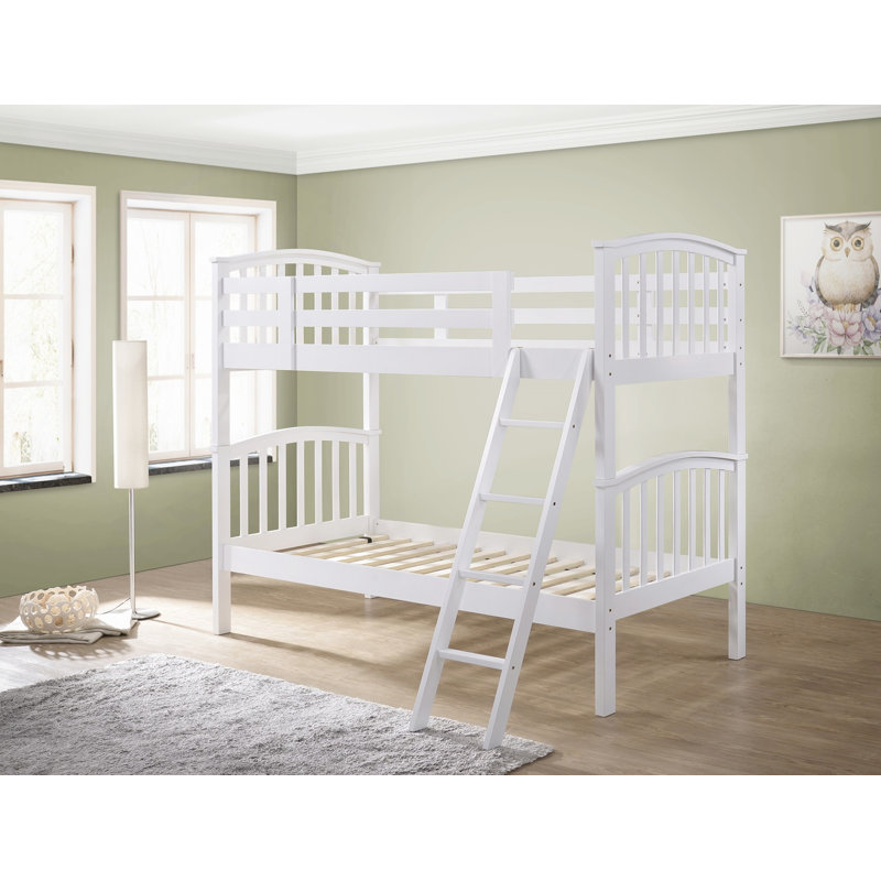Single (3') Bunk Bed Standard Bunk Bed, White Matt