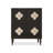 Black Solid Wood Rectangular Console Table