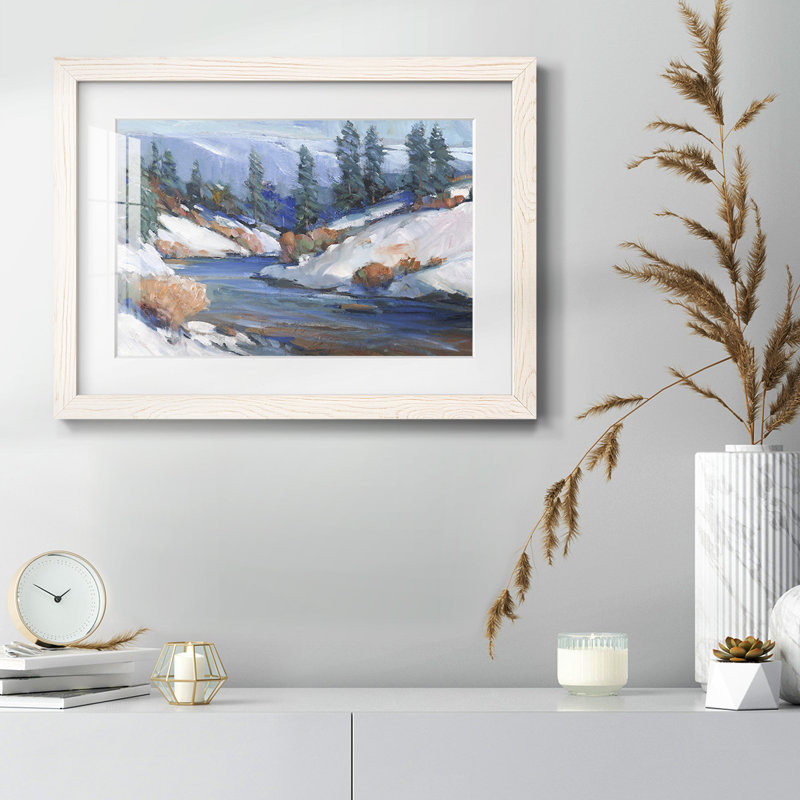 First Snow II, Blanc, H 14 po x l 20 po x P 1,5 po