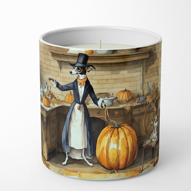 Bougie parfumée Pumpkin Pie avec support en céramique