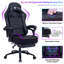 Fauteuil de jeu vidéo ergonomique réglable-410389361