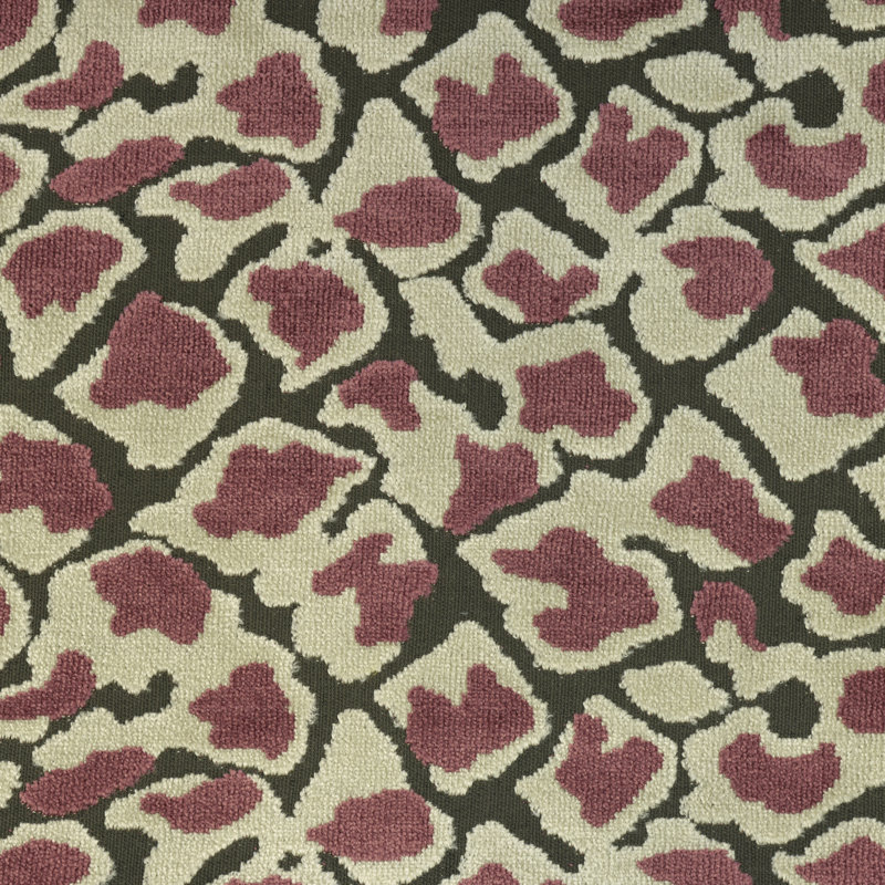Swagger-Hendrix Leopard Cut Velvet Upholstery Fabric, Fig