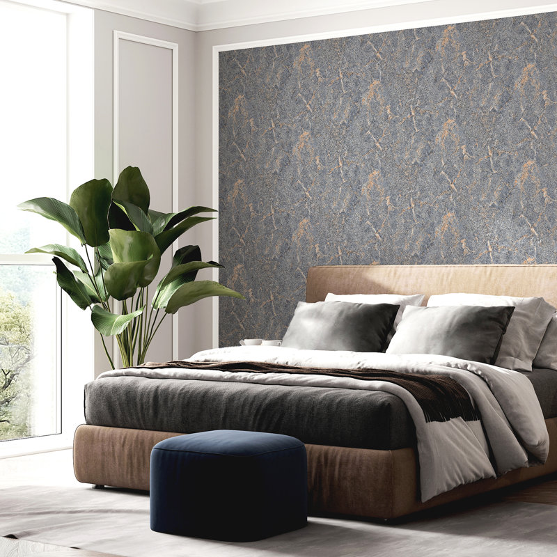Papier peint gris Darcel