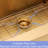 30" Kitchen Sink Gold, Stainless Steel 16G, Fingerprint-, Easy Drainage System Heavy-Duty System, Package Contents-121565631