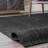 Bernyce Handmade Tufted Farmhouse Jute Black Rug-902024957
