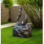 Modern Abstract Sculptural Freestanding Water Fountain-1438892327