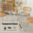 47.24" Rectangular Clear Tempered Glass Dining Table,Stylish Design With Metal Legs, Kitchen Table For Dining Room-2029096537-2029096532-2029096533